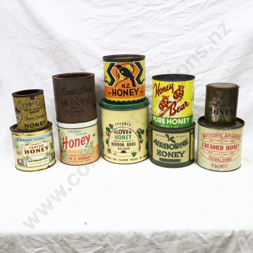 Honey Tins x 10 Image 1++