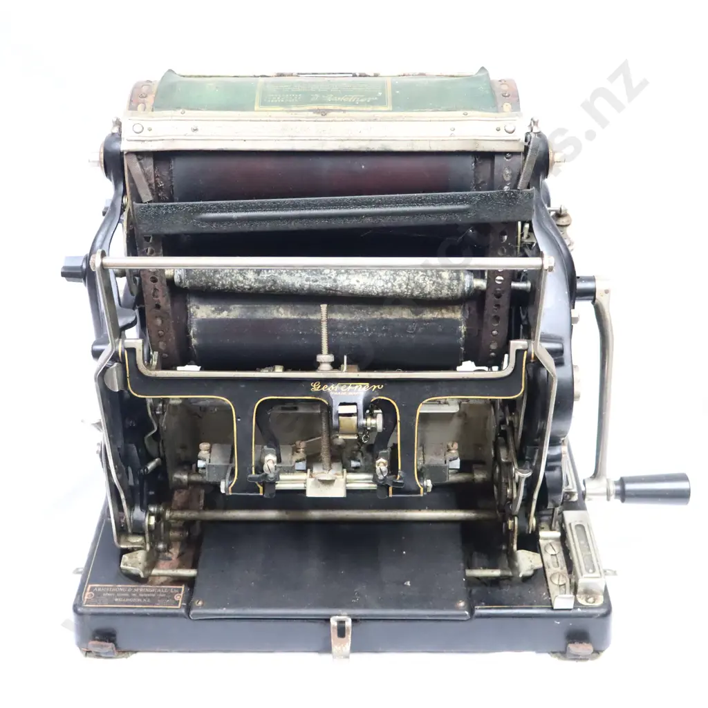 C1900s Gestetner Rotary Cyclostyle Dublicator. Image 1++