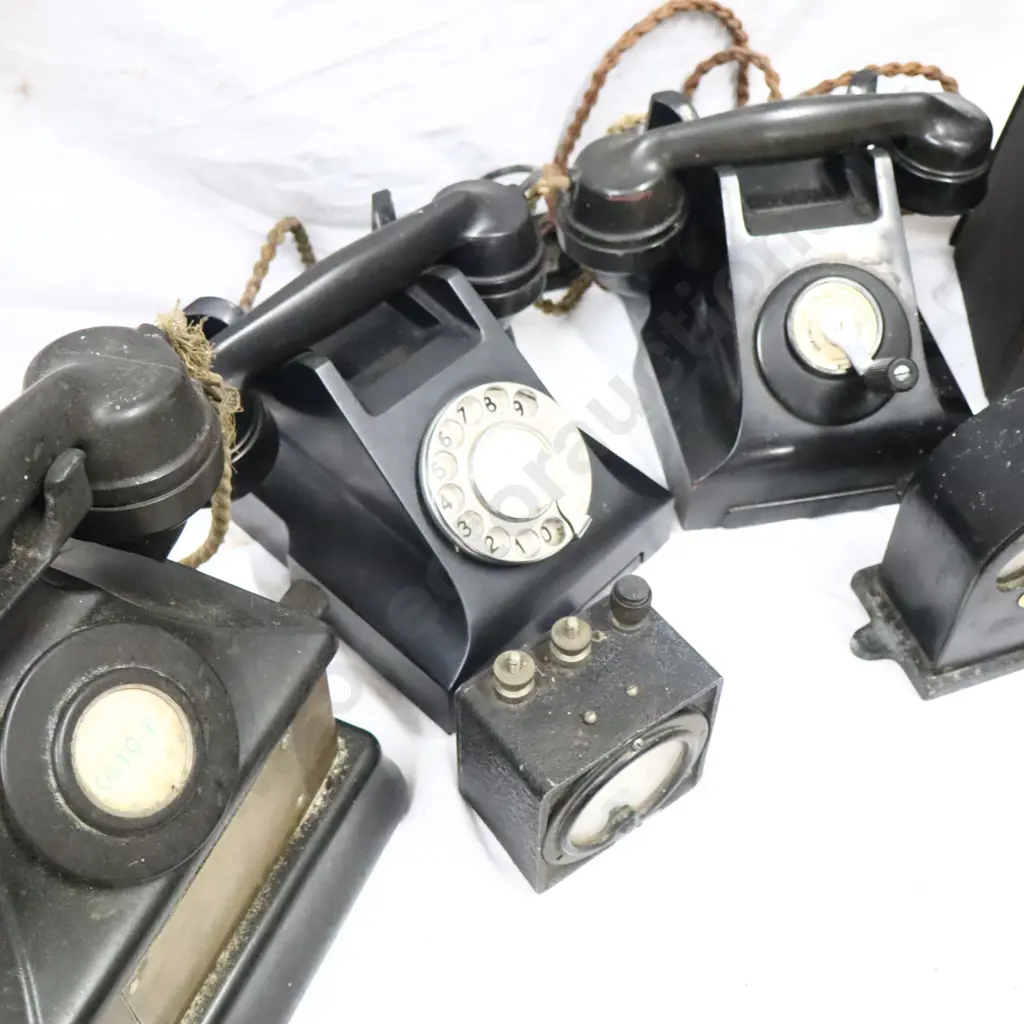 4 X Telephones, 2 x Gauges. Image 1++