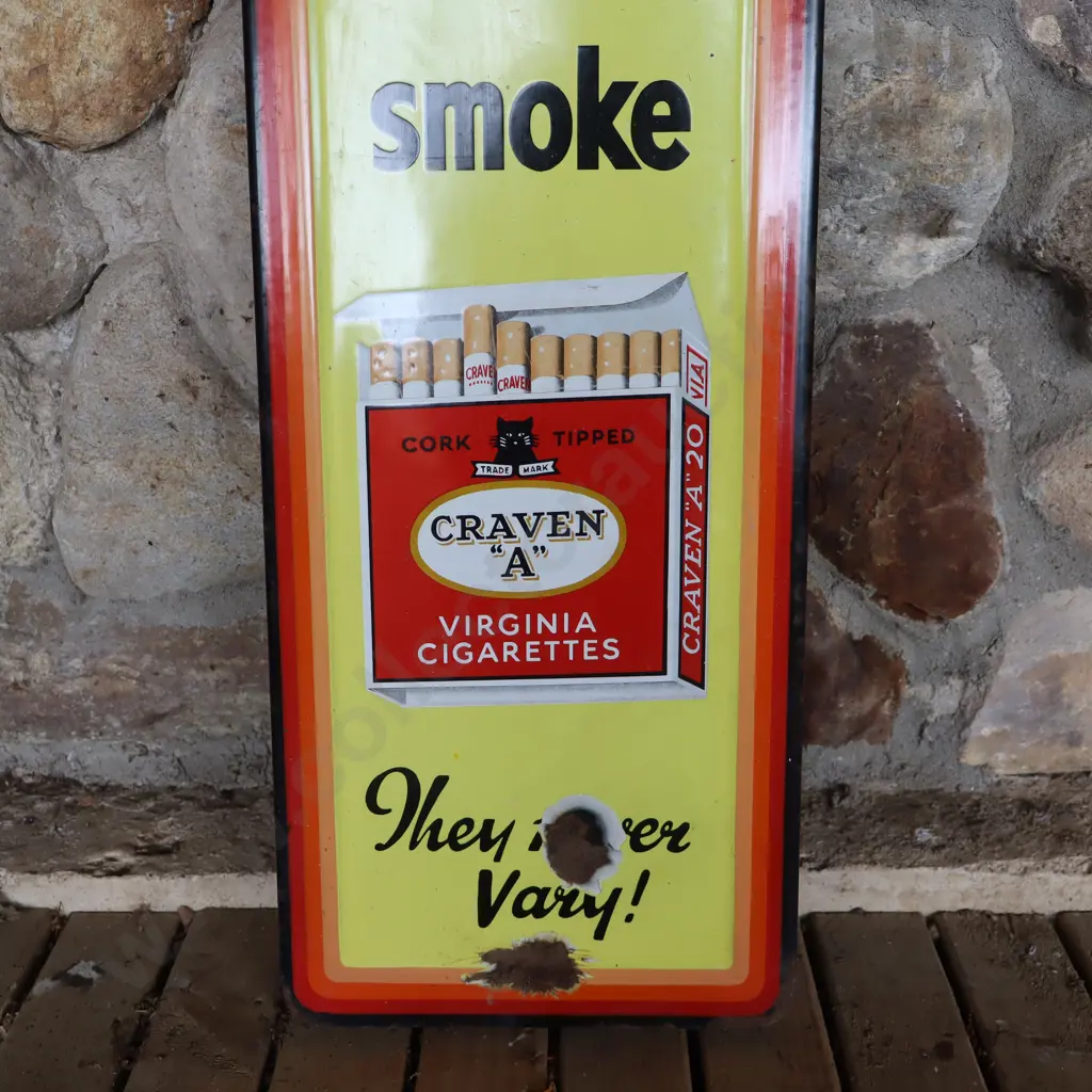 Craven A Enamel Sign Image 1++