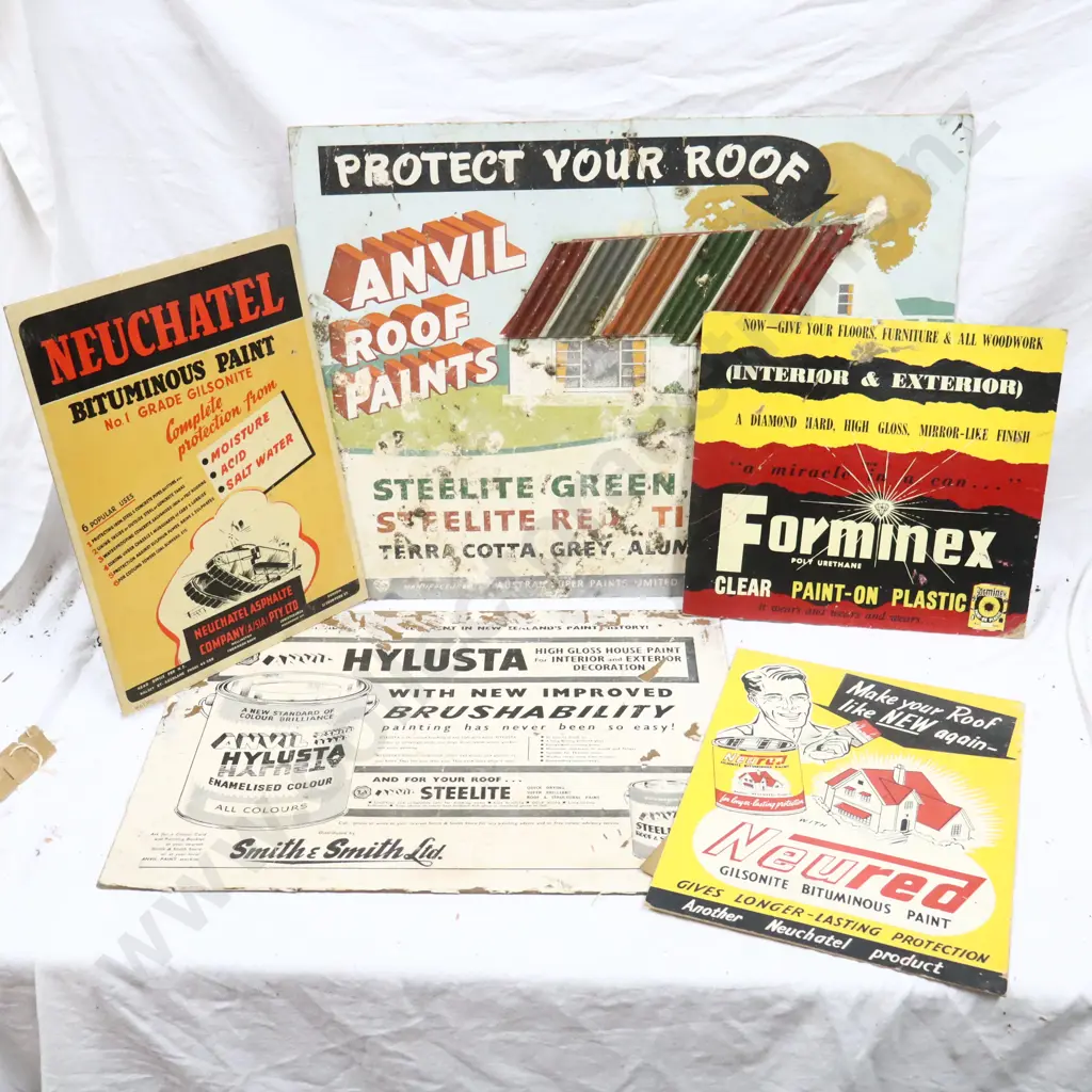 5 x Painting Related Advertising Signs Image 1++