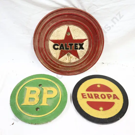 Caltex, BP and Europa Toby Lids.