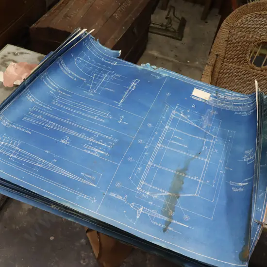 C1957 Top Dresser Air Craft Blue Prints - Transavia PL-12 Airtruk